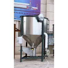 Stainless Steel Plastic Pellets mixer with Drying